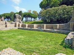 Terme Taurine ancient Roman baths in Civitavecchia