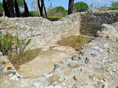 interior of the cistern at Terme Taurine in Civitavecchia, Italy