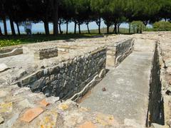 Terme Taurine rooms with mosaics in Civitavecchia, Lazio