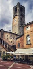 Campanone tower in Bergamo, Italy