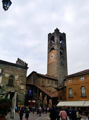 Campanone Civic Tower in Bergamo, Italy