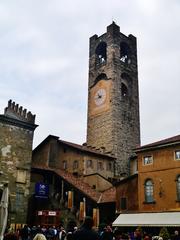 Campanone Civic Tower in Bergamo, Italy