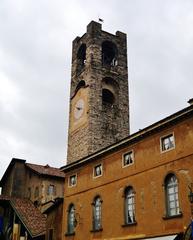 Campanone Civic Tower in Bergamo, Lombardy