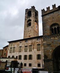 Bergamo Civic Tower in Lombardy, Italy