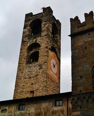 Campanone Civic Tower in Bergamo, Italy