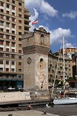 Savona Torre Leon Pancaldo monument, Italy