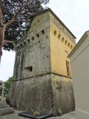 Northern and eastern sides of Torre Pagana in San Michele di Pagana, Rapallo