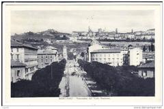 Panoramic view of Bergamo from Viale Stazione