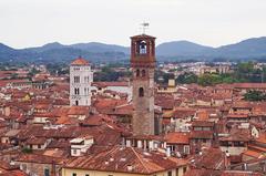 Monument in Lucca, Italy