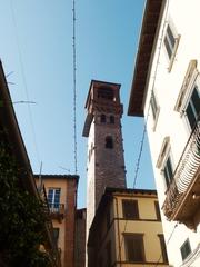 Clock Tower in Lucca, Tuscany, Italy