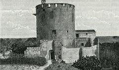 Lecce Torre di Belloluogo woodcut by Richard Brend'amour