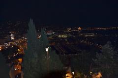 Night view of Le Suquet in Cannes