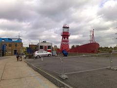 Lightship LV95 moored at Trinity Buoy Wharf