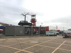 Black Cab Tree and lightvessel 95 at Trinity Wharf