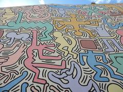 Keith Haring's 1989 Tuttomondo mural in Pisa