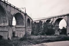 double-deck bridge in Cuneo