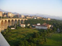 aerial view of Cuneo, Italy