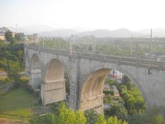 aerial view of Cuneo, Italy