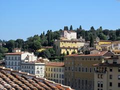 Building next to Torre dei Consorti seen from Villa Bardini terrace