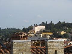 View of Villa Bardini from Hotel Antica Torre Tornabuoni terrace