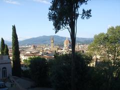 Panoramic view of Florence from Villa Bardini