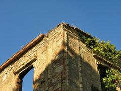 Detail of Villa Belvedere in Italy