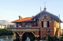 Liberty house at Villa Imperiale, Genoa, December 2015