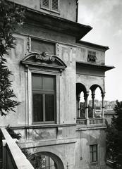 Villa Imperiale, now a public library, in San Fruttuoso district, Genoa, 1963, by Paolo Monti