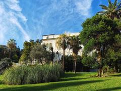 Villa Imperiale Cattaneo in Terralba, Genoa under a clear blue sky