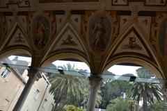 Villa Imperiale di Terralba in Genoa with frescoed loggia