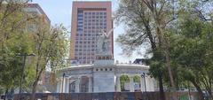 Hemiciclo a Juárez monument in Alameda Central, Mexico