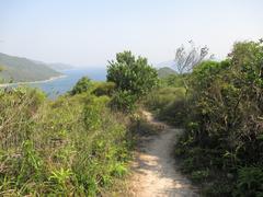 Sharp Island in Hong Kong with clear blue waters and a rocky shoreline