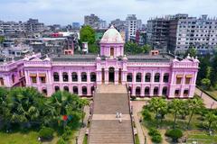 Historic Ahsan Manzil Palace in Dhaka, Bangladesh