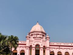 Ahsan Manzil upper dome, part of a historic monument in Bangladesh