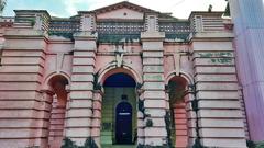 Ahsan Manzil side view in Bangladesh