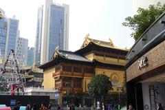 Jing'an Temple in Shanghai, China