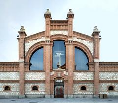 Facade of Nave 16 Centre for Artistic Residencies in Matadero Cultural Centre Madrid