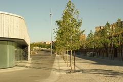 Arganzuela Crystal Palace Garden panoramic view