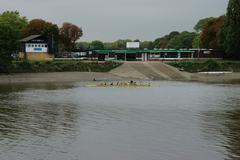 View across the River Thames at Fulham in London