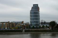 River Thames view from Fulham, London