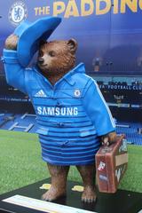 The Special One statue of Paddington Bear at Stamford Gate