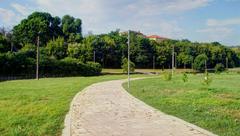 a scenic view of Harmanli town from a park