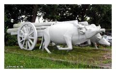 Zainul Abedin's artwork The Cattle Carriage