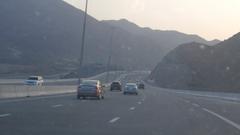 Fujairah Dubai Road in UAE