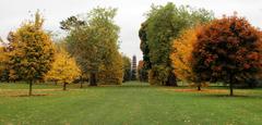 Autumn colours at Kew Gardens, London