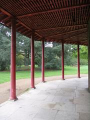 Kew Gardens landscape in London