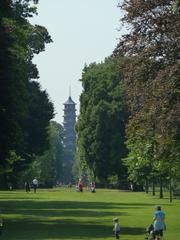 Kew Gardens landscape with botanical features