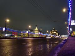 bridge connecting to the Red Square in Moscow