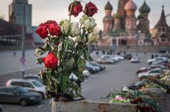 Flowers for Nemtsov Memorial Panoramio 1