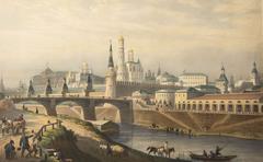 General view of the Kremlin in the 19th century